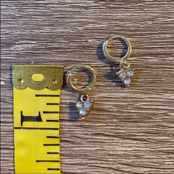 NWOT Anthro BaubleBar Crystal Drop Earrings - Picture 3 of 3